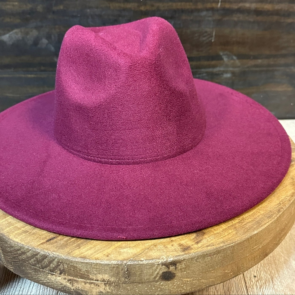 Fedora Fuchsia Felt Hat,